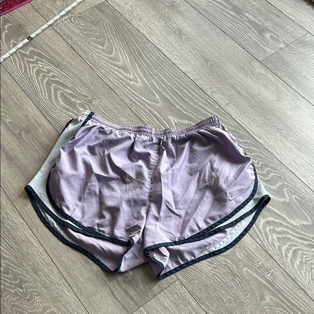 Purple and Gray Athletic Shorts